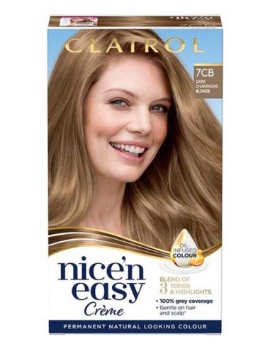 Nice N Easy Creme Permanent Colour 7CB Dark Champagne Blonde