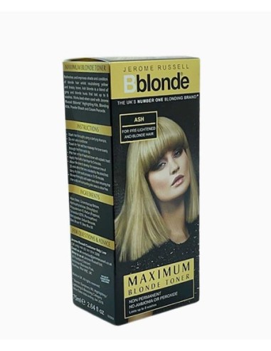 Jerome Russell Bblonde Maximum Blonde Toner Ash Jerome Russell Bblonde Maximum Blonde Toner Ash
