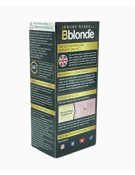 Jerome Russell Bblonde Maximum Color Toner Pink Jerome Russell Bblonde Maximum Color Toner Pink