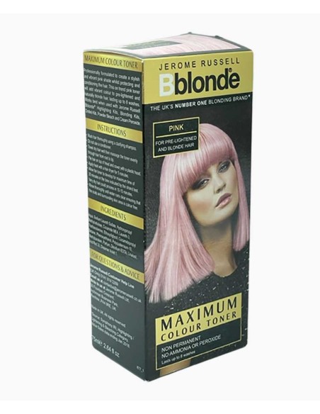 Jerome Russell Bblonde Maximum Color Toner Pink Jerome Russell Bblonde Maximum Color Toner Pink