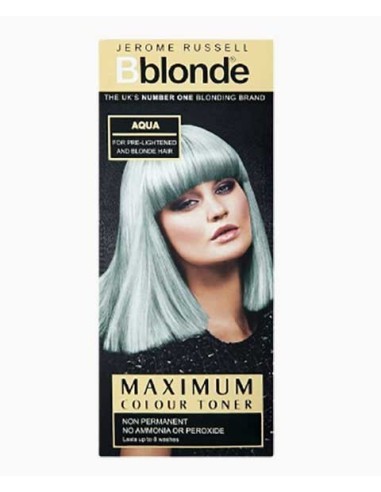 Jerome Russell Bblonde Maximum Color Toner Aqua