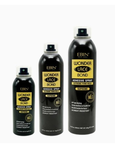 Wonder Lace Bond Adhesive Spray Extreme Firm Hold Supreme Wonder Lace Bond Adhesive Spray Extreme Firm Hold Supreme