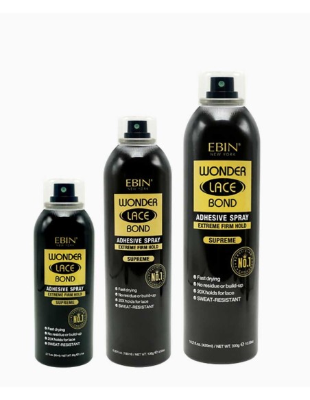Wonder Lace Bond Adhesive Spray Extreme Firm Hold Supreme Wonder Lace Bond Adhesive Spray Extreme Firm Hold Supreme