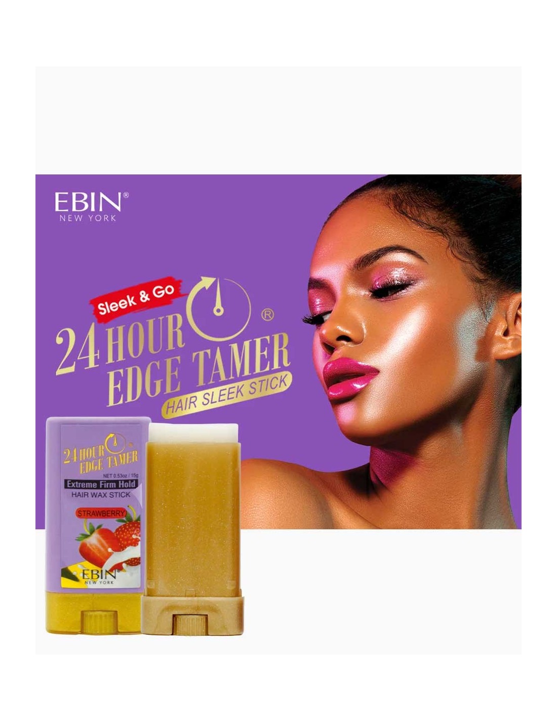 24 Hour Edge Tamer Strawberry Hair Sleek Stick