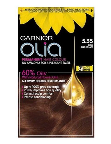 Olia Permanent Hair Color 5.35 Rich Chocolate