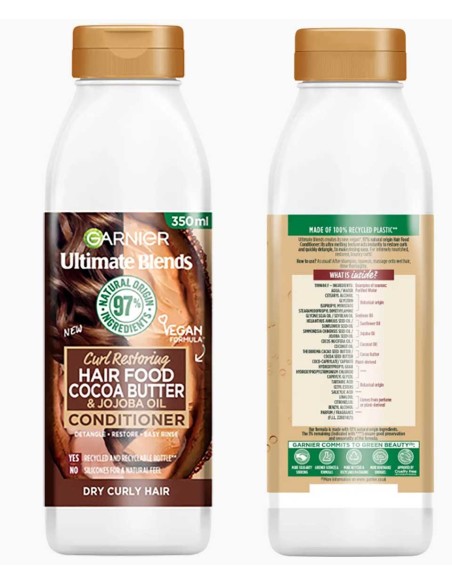 Ultimate Blends Curl Restoring Cocoa Butter And Jojoba Oil Hair Food Conditioner Ultimate Blends Curl Restoring Cocoa Butter And Jojoba Oil Hair Food Conditioner