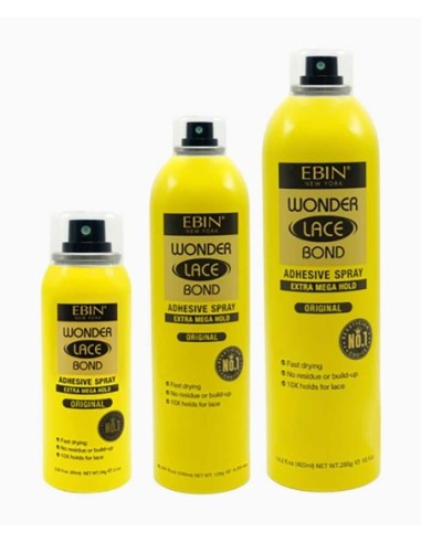 Wonder Lace Bond Adhesive Extra Mega Hold Spray Original Wonder Lace Bond Adhesive Extra Mega Hold Spray Original