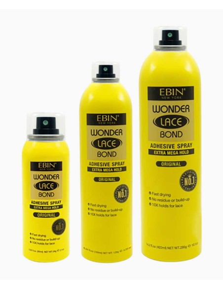 Wonder Lace Bond Adhesive Extra Mega Hold Spray Original Wonder Lace Bond Adhesive Extra Mega Hold Spray Original