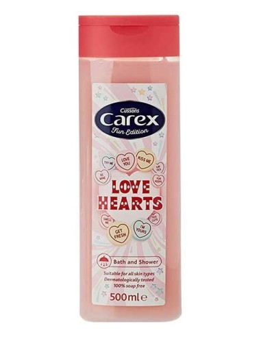 Carex Fun Edition Love Hearts Shower Gel