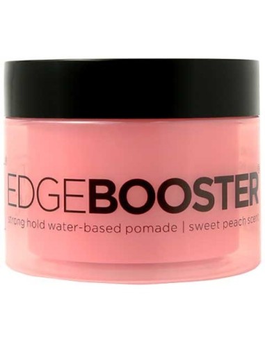 Edge Booster Sweet Peach Scent Strong Hold Water Based Pomade