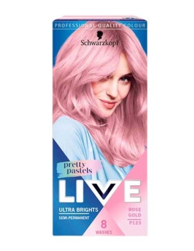 Live Pretty Pastels Ultra Brights Semi Permanent Rose Gold