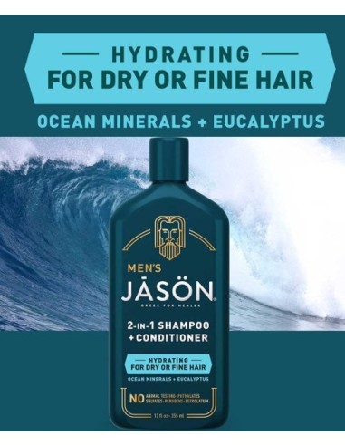 Jason Men's Hydrating 2 In 1 Shampoo Conditioner Jason Men's Hydrating 2 In 1 Shampoo Conditioner
