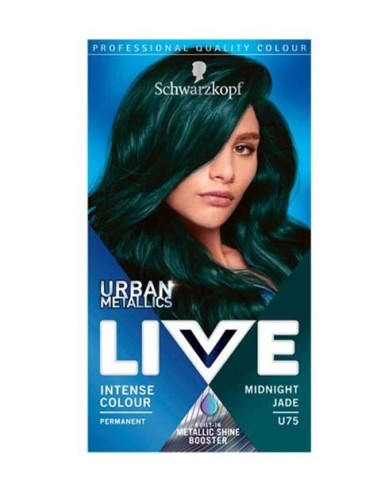 Live Urban Metallics Intense Permanent Colour U75 Midnight Jade Live Urban Metallics Intense Permanent Colour U75 Midnight Jade