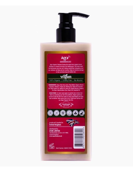 Agor Organic Flaxseed Styling Gel