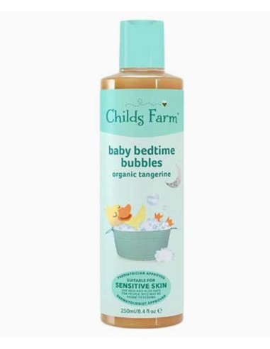 Organic Tangerine Baby Bedtime Bubbles