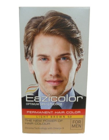 Eazicolor Permanent Hair Color Light Brown 5.0
