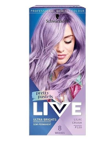 Live Pretty Pastels Ultra Brights Semi Permanent Lilac Crush