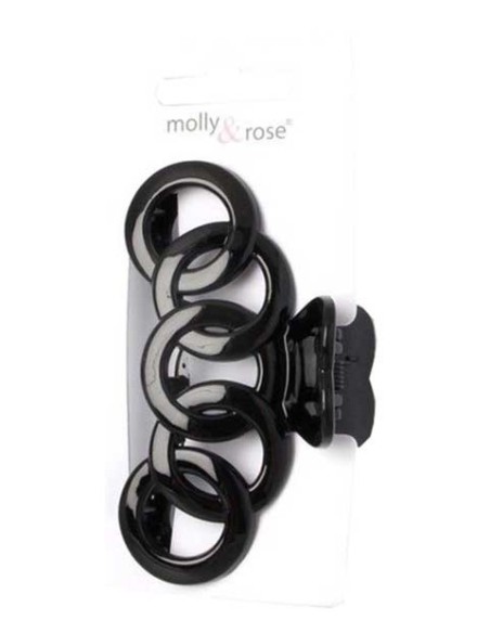 Circles Design Black Clamp 8144 Circles Design Black Clamp 8144