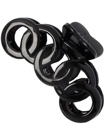 Circles Design Black Clamp 8144 Circles Design Black Clamp 8144