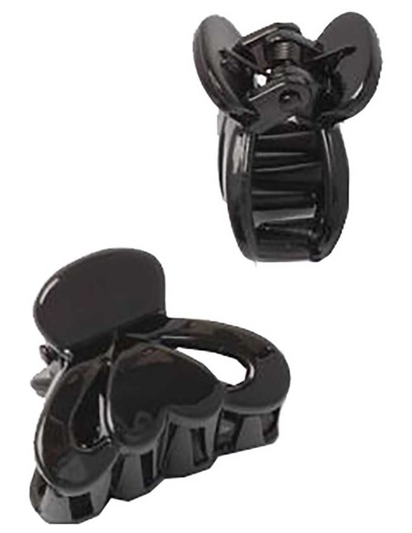 Black Heart Detail Clamps 7703