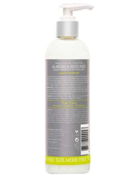 Design EssentialsNatural Almond And Avocado Detangling Leave In Conditioner Design EssentialsNatural Almond And Avocado Detangling Leave In Conditioner