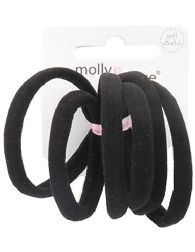 Jersey Elastic Bands Black 7953