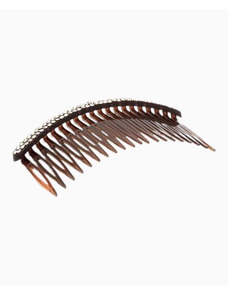 Tort Side Comb With Diamante Stones 8348 Tort Side Comb With Diamante Stones 8348