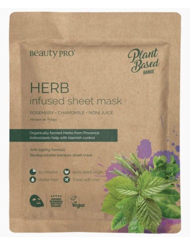 Plant Based Range Herb Infused Sheet Mask