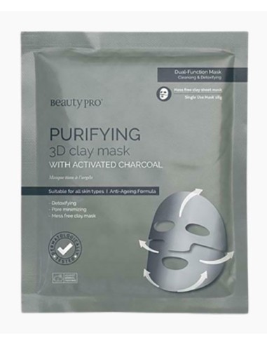 Purifying 3D Clay Mask With Activated Charcoal