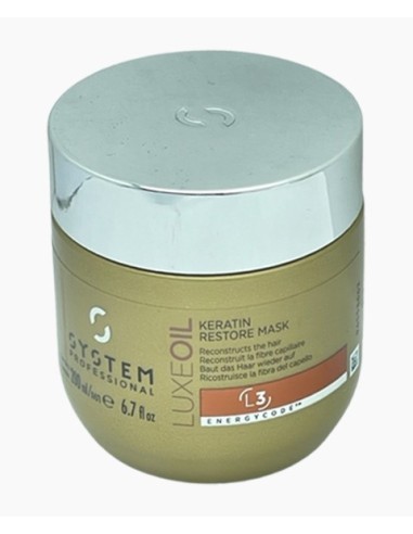 Luxe Oil Keratin Restore Mask L3 Luxe Oil Keratin Restore Mask L3