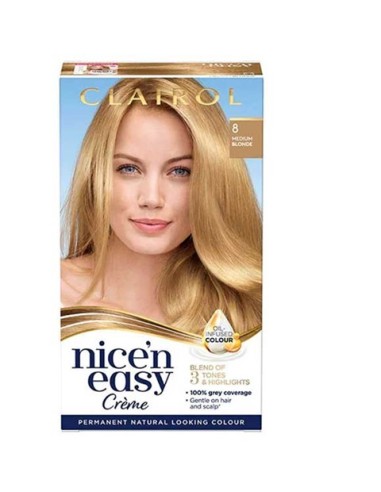 Nice N Easy Creme Permanent Colour 8 Medium Blonde