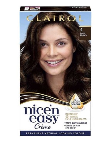 Nice N Easy Creme Permanent Color 4 Dark Brown