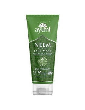 Ayumi Naturals Neem And Tea Tree Face Mask