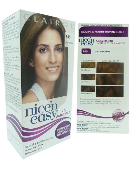 Nice N Easy Demi Permanent Color 755 Light Brown