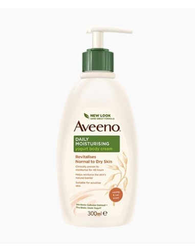 Aveeno Daily Moisturizing Yogurt Body Cream With Vanilla And Oat Scent