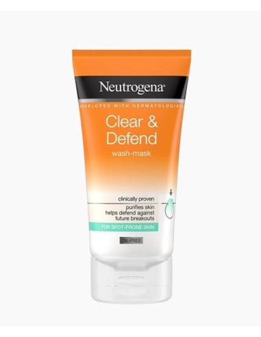 Neutrogena Clear And Defend Wash Mask