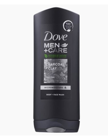 Men Care Charcoal Clay Purifying Body And Face Wash