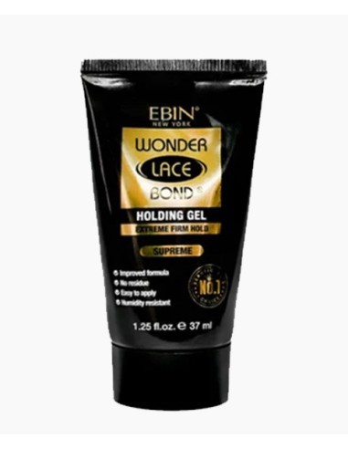 Wonder Lace Bond Holding Gel Extreme Firm Hold Active Black