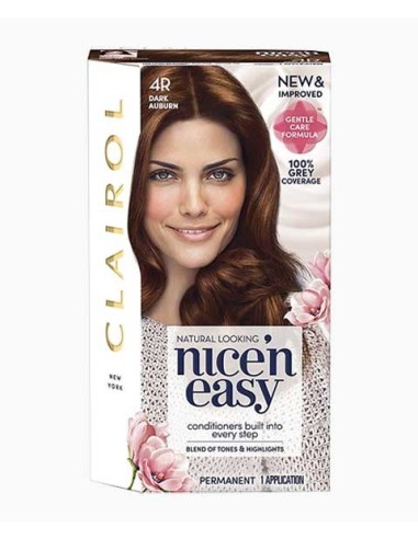 Nice N Easy Permanent Colours 4R Dark Auburn Nice N Easy Permanent Colours 4R Dark Auburn