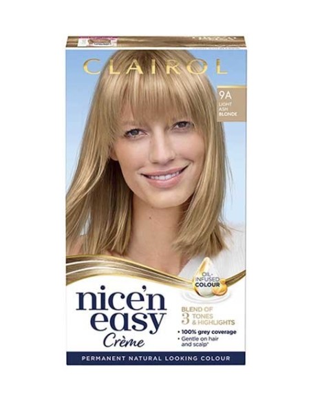 Nice N Easy Permanent Hair Color 9A Light Ash Blonde Nice N Easy Permanent Hair Color 9A Light Ash Blonde