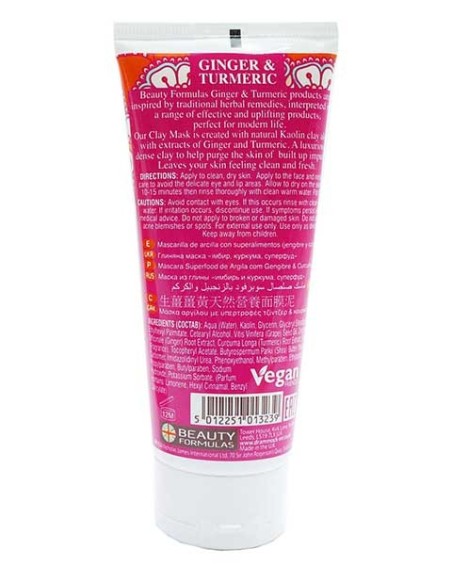 Ginger And Turmeric Superfood Clay Mask Ginger And Turmeric Superfood Clay Mask