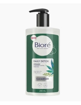 Biore Daily Detox Organic Cannabis Sativa Seed Oil