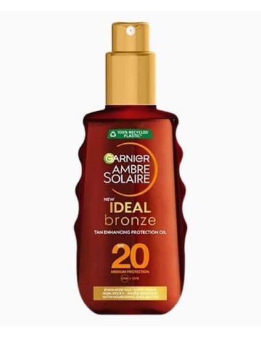 Ambre Solaire Ideal Bronze Tan Enhancing Protection Oil 20 SPF