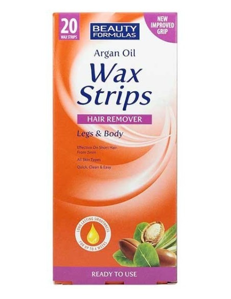 Argan Oil Wax Strips Hair Remover For Legs And Body Argan Oil Wax Strips Hair Remover For Legs And Body