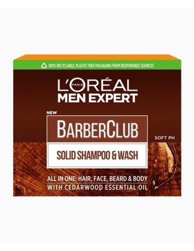 Men Expert Barberclub Solid Shampoo And Wash