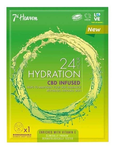 7Th Heaven CBD Infused 24Hour Hydration Sheet Mask