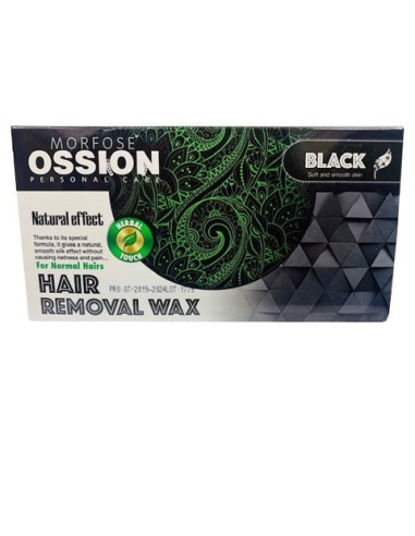 Ossion Black Natural Effect Hair Removal Wax For Normal Hairs