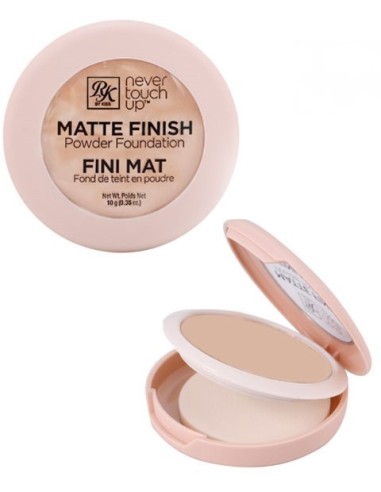 Never Touch Up Matte Finish Powder Foundation RMPFN02 Ivory