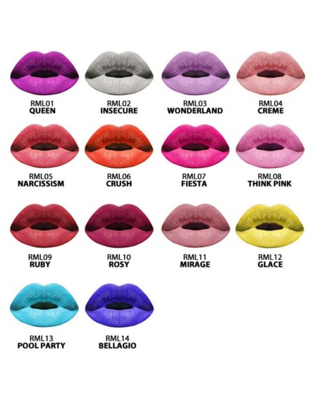 RK By Kiss Matte Lip Lacquer RML14 Bellagio RK By Kiss Matte Lip Lacquer RML14 Bellagio