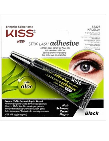 RK By Kiss Strip Lash Black Adhesive With Aloe